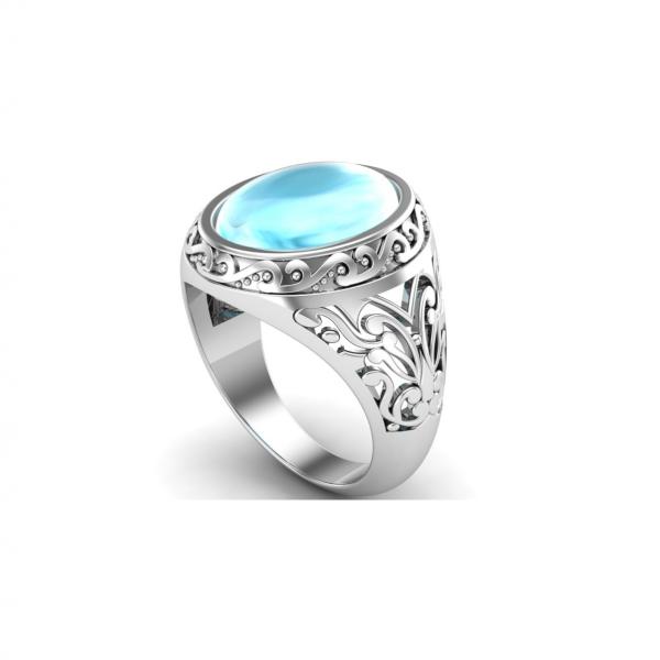 Bague topaze argent Alba